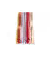 Geometric Pattern Fringed Scarf One Size Women