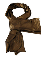 Metallic Bronze Womens Scarf by Dolce & Gabbana One Size Women