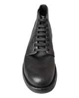 Dolce & Gabbana Mens Lace Up Boots 44 EU Men