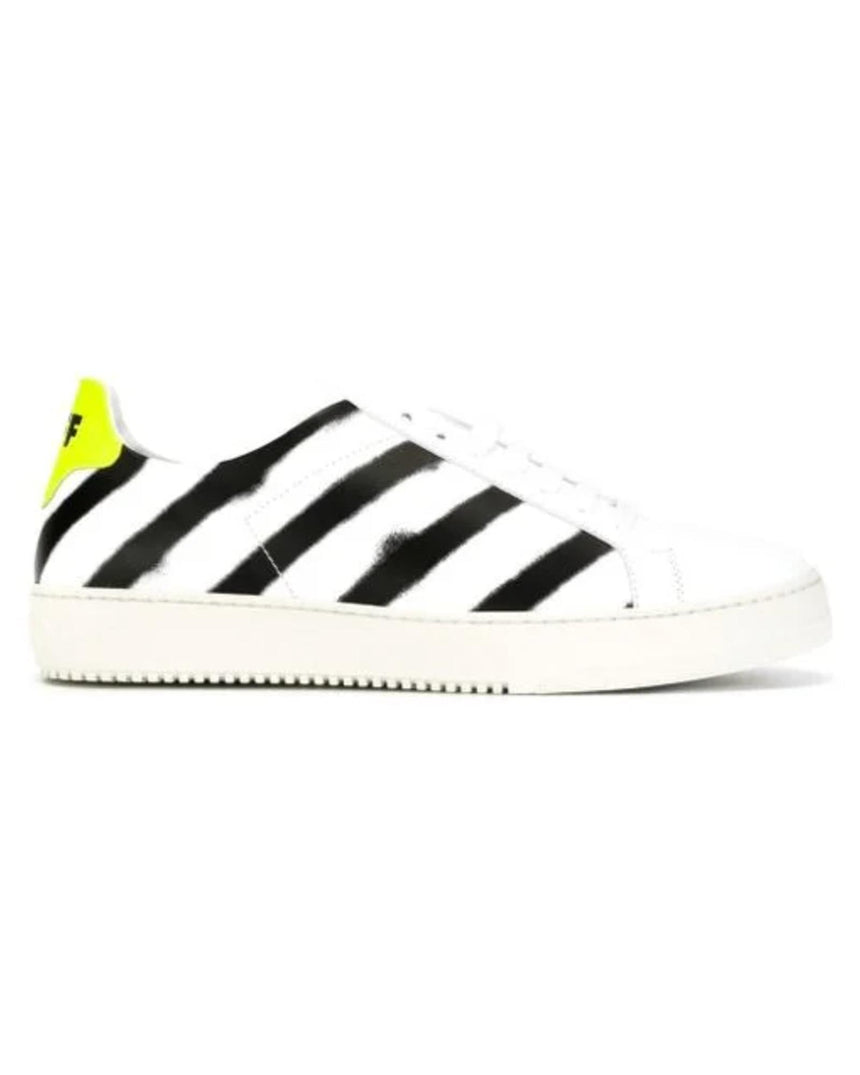 Spray Paint Effect Off-White Sneakers 40 EU Women