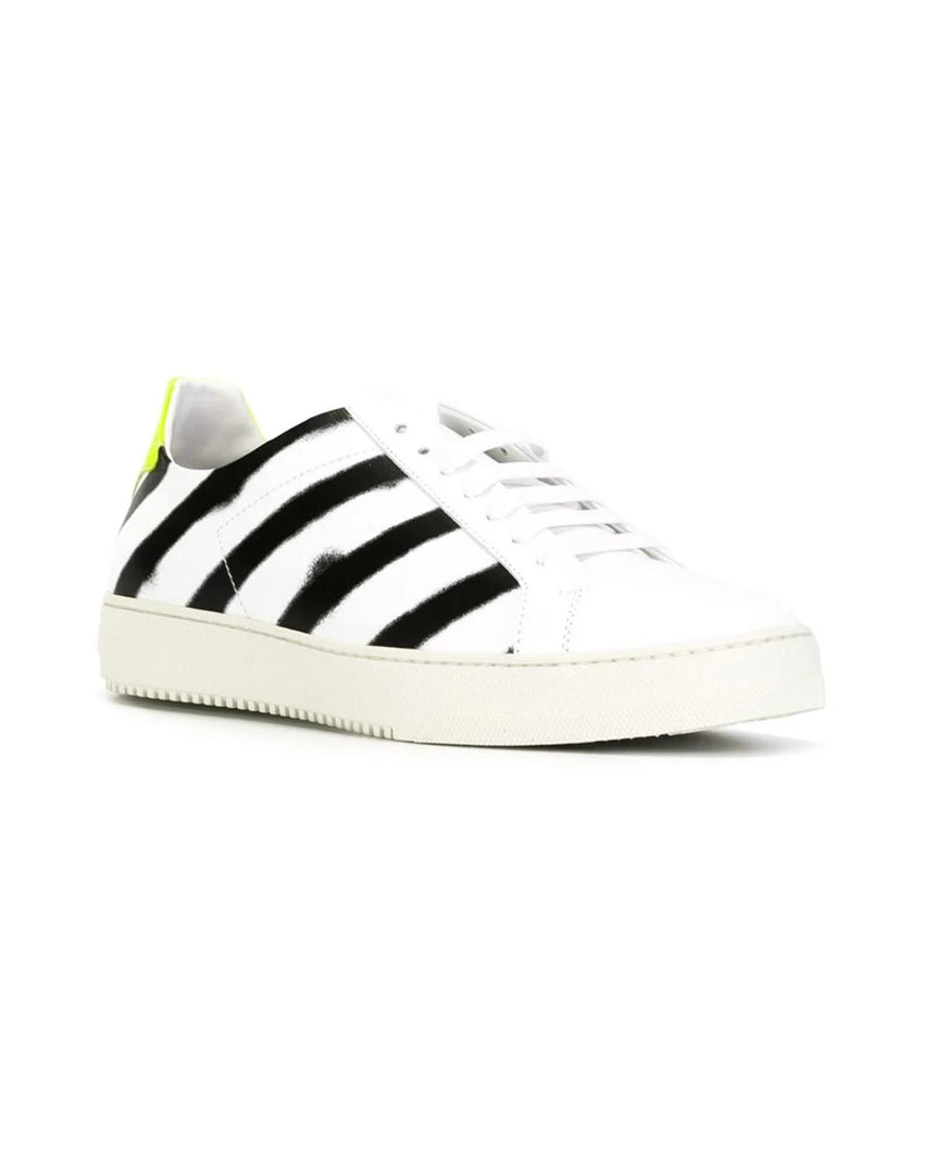 Spray Paint Effect Off-White Sneakers 40 EU Women