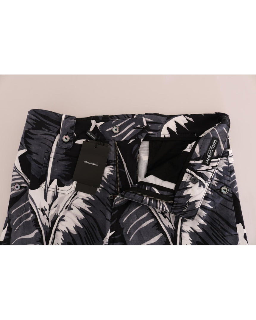 Gorgeous Casual Capri Pants with Banana Leaf Print 50 IT Men