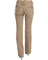 Just Cavalli Mid Waist Straight Trouser Pants 46 IT Women