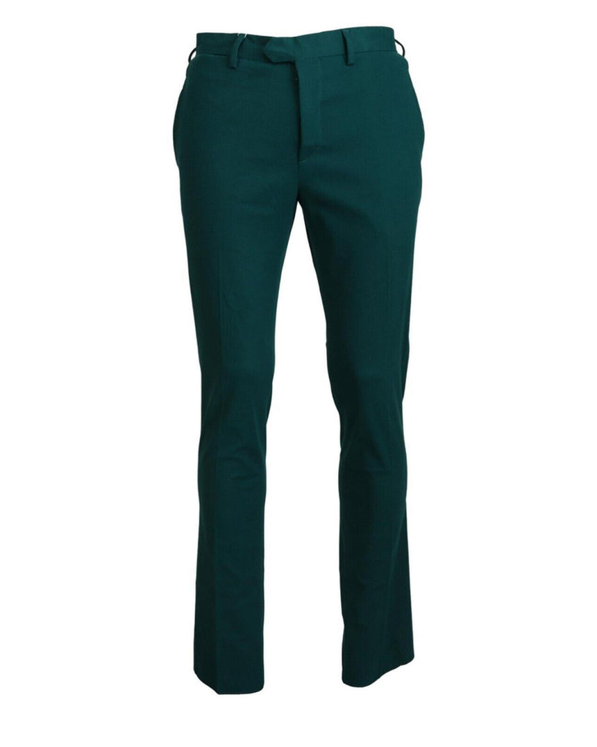 Brand New BENCIVENGA Green Cotton Pants 52 IT Men