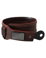 Logo Design Fashion Belt in Dark Brown Leather 70 cm Women