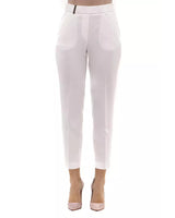 Regular Waist Trousers with Elastic Band 46 IT Women