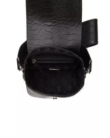 Logo-lined Crocodile-print Leather Crossbody Bag One Size Women