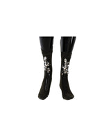 Embellished Stretch Mid Calf Stockings by Dolce & Gabbana M Women