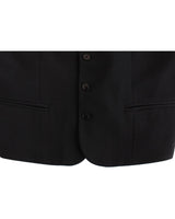 Casual Vest in Black Wool Blend by Costume National CNC 48 IT Men