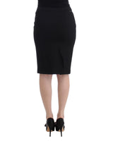 Authentic GF Ferre Pencil Skirt with Logo Details 40 IT Women