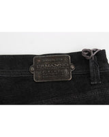 Authentic Ermanno Scervino Black Skinny Jeans W26 US Women