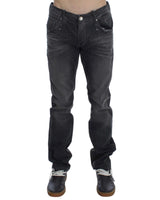 ACHT Mens Jeans - Straight Regular Fit with Logo Details W34 US Men