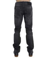 ACHT Mens Jeans - Straight Regular Fit with Logo Details W34 US Men