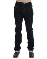 ACHT Regular Straight Fit Mens Jeans - Blue W34 US Men