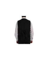 Dolce & Gabbana Single Breasted Striped Waistcoat Vest 54 IT Men