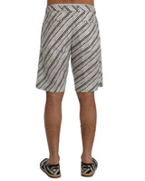 Striped Casual Shorts by Dolce & Gabbana 46 IT Men