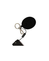 Dolce & Gabbana Keychain & Bag Charm with Logo Engraved Metal Hardware One Size Men