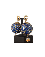 Dolce & Gabbana Christmas Balls Crystal Clip-On Earrings One Size Women