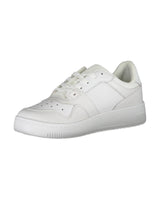 Tommy Hilfiger Women's White Polyester Sneaker - 36 EU