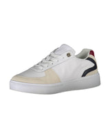 Tommy Hilfiger Women's White Polyester Sneaker - 39 EU