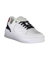 Tommy Hilfiger Women's White Polyester Sneaker - 37 EU