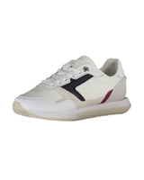 Tommy Hilfiger Women's White Polyester Sneaker - 40 EU