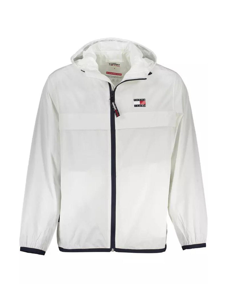 Tommy Hilfiger Men's White Polyamide Jacket - M