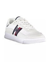 Tommy Hilfiger Men's White Polyester Sneaker - 44 EU