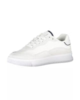 Tommy Hilfiger Men's White Polyester Sneaker - 44 EU