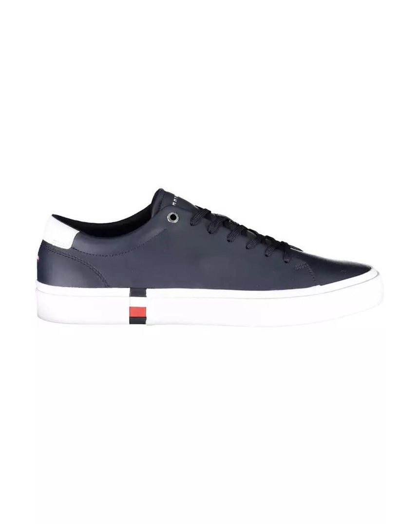 Tommy Hilfiger Men's Blue Polyester Sneaker - 41 EU