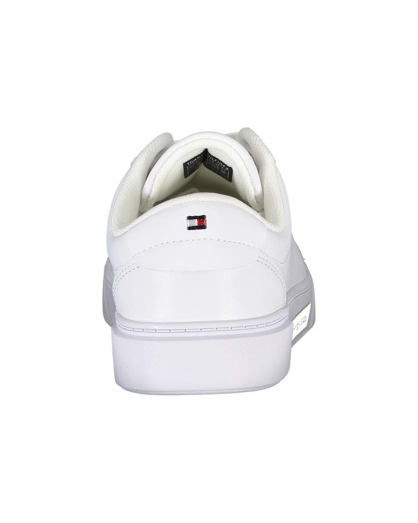 Tommy Hilfiger Women's White Polyester Sneaker - 38 EU