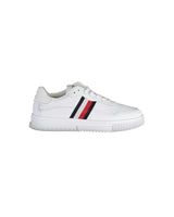 Tommy Hilfiger Men's White Polyester Sneaker - 40 EU