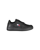 Tommy Hilfiger Women's Black Polyester Sneaker - 38 EU