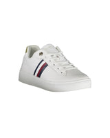 Tommy Hilfiger Women's White Polyester Sneaker - 38 EU