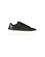 Tommy Hilfiger Women's Black Polyester Sneaker - 36 EU