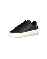 Tommy Hilfiger Women's Black Polyester Sneaker - 37 EU