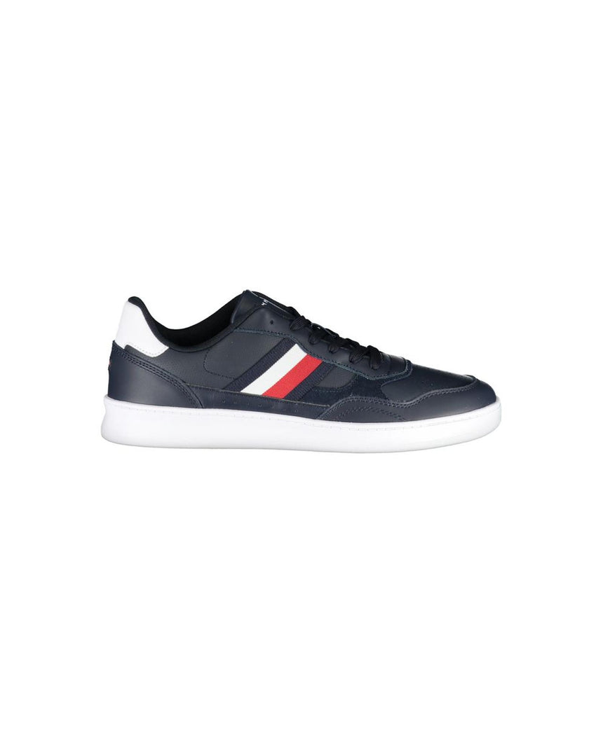 Tommy Hilfiger Men's Blue Polyester Sneaker - 40 EU