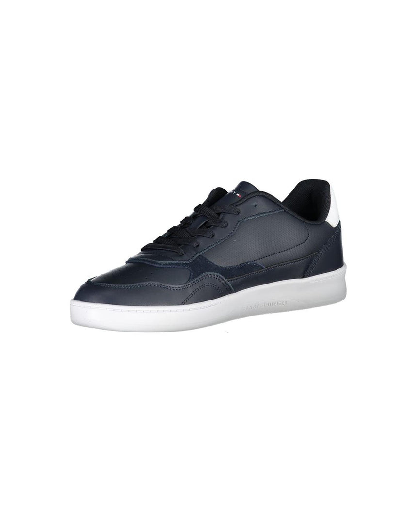 Tommy Hilfiger Men's Blue Polyester Sneaker - 40 EU