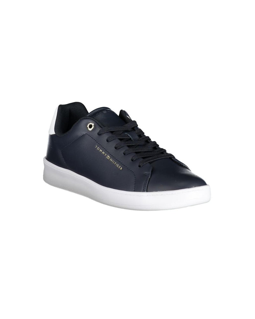 Tommy Hilfiger Men's Blue Polyester Sneaker - 44 EU