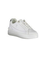 Tommy Hilfiger Women's White Polyester Sneaker - 38 EU