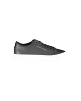 Tommy Hilfiger Men's Black Polyester Sneaker - 41 EU