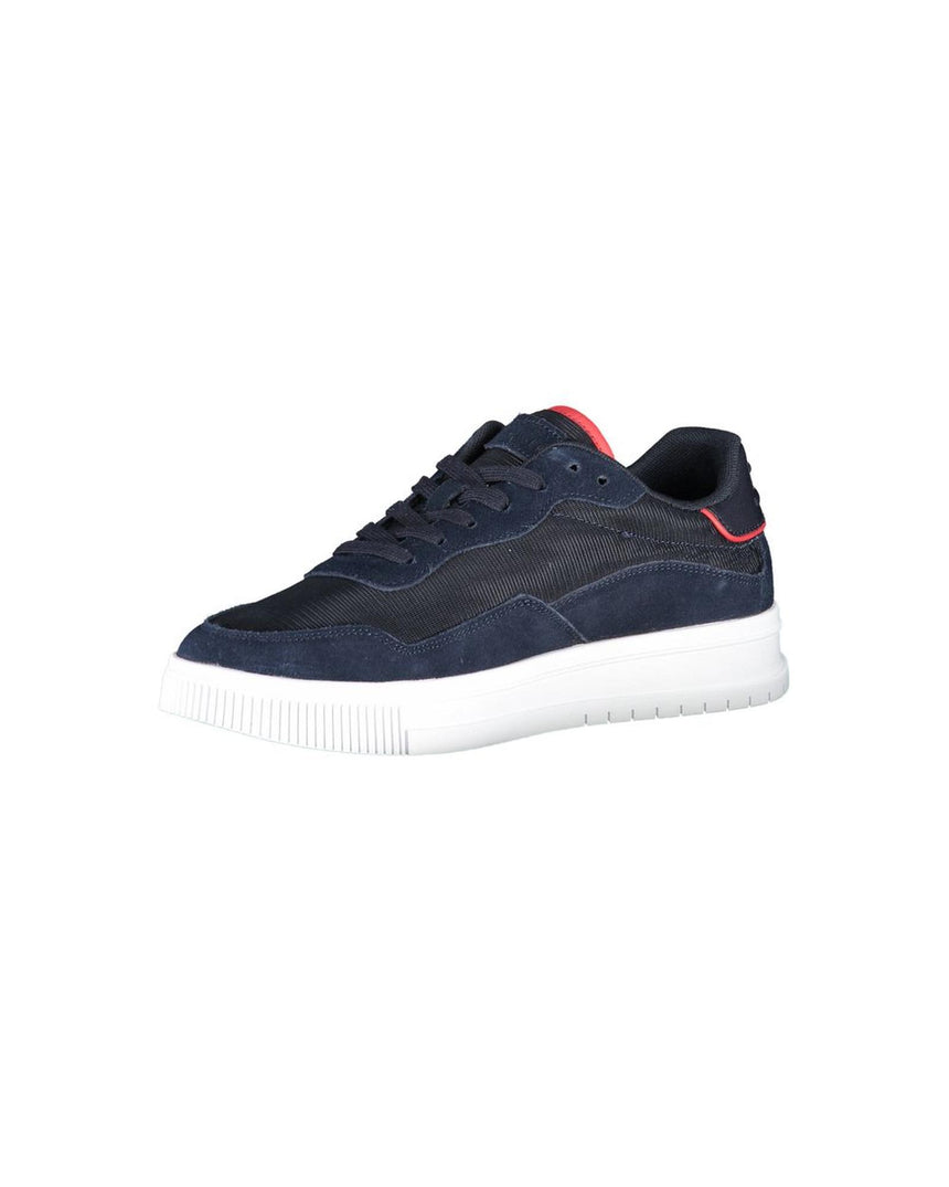 Tommy Hilfiger Men's Blue Polyester Sneaker - 41 EU