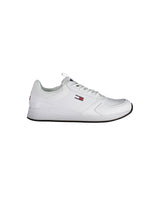 Tommy Hilfiger Men's White Polyester Sneaker - 46 EU