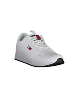 Tommy Hilfiger Men's White Polyester Sneaker - 46 EU