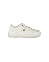 Tommy Hilfiger Women's White Polyester Sneaker - 39 EU