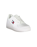 Tommy Hilfiger Men's White Polyester Sneaker - 42 EU