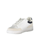 Tommy Hilfiger Men's White Polyester Sneaker - 44 EU