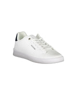 Tommy Hilfiger Men's White Polyester Sneaker - 40 EU