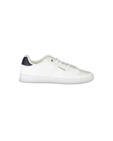 Tommy Hilfiger Men's White Polyester Sneaker - 44 EU