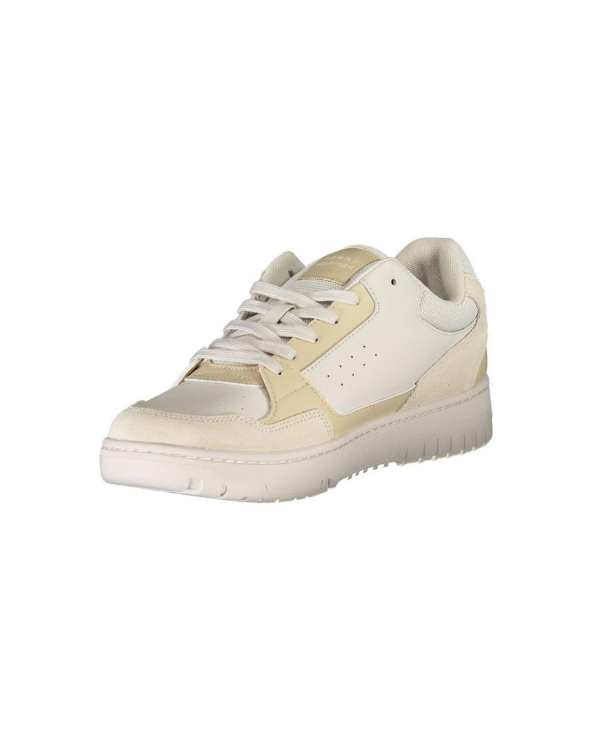 Tommy Hilfiger Men's Beige Polyester Sneaker - 40 EU